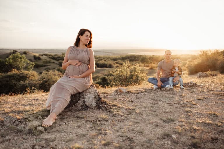 Családfotózás a Velencei-tó környékén