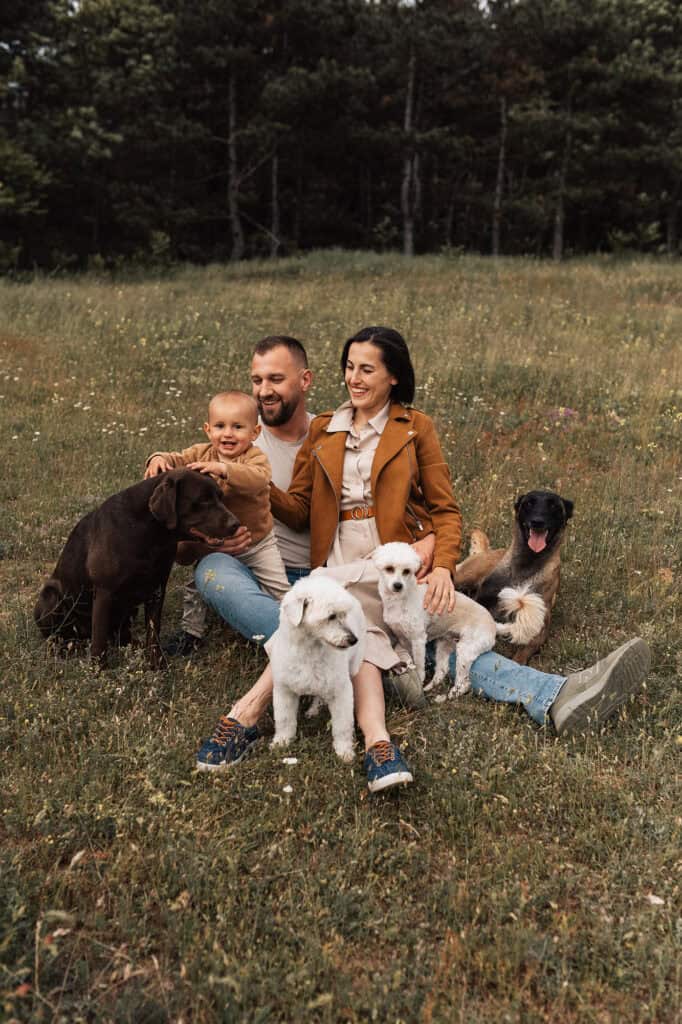 Családi fotózás Velencén, Fejér megyében.