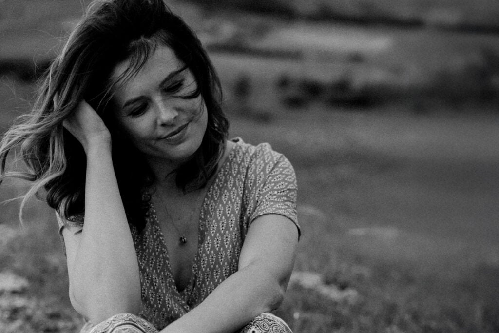 Családi fotózás a naplementében a Velencei-tó körül